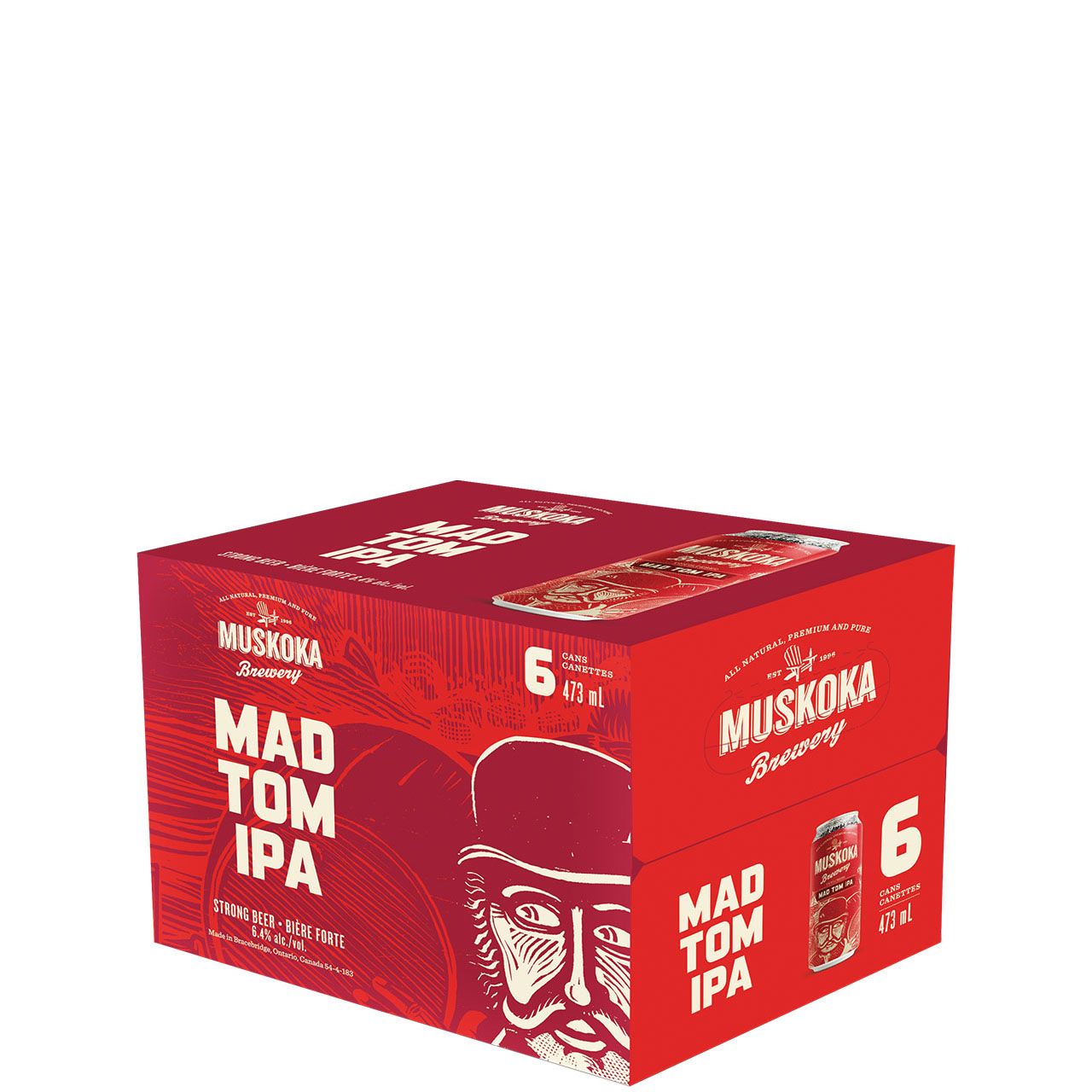Muskoka Mad Tom IPA 6 Pack Cans